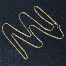 Load image into Gallery viewer, 10k Yellow Gold Solid Diamond Cut Rope Chain (1.40 mm)