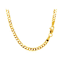 Load image into Gallery viewer, 10k Yellow Gold Curb Chain (2.60 mm)