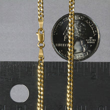 Load image into Gallery viewer, 10k Yellow Gold Curb Chain (2.60 mm)