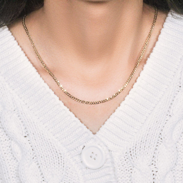 10k Yellow Gold Curb Chain (2.60 mm)