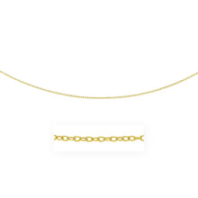 Load image into Gallery viewer, 14k Yellow Gold Pendant Chain with Textured Links (2.50 mm)