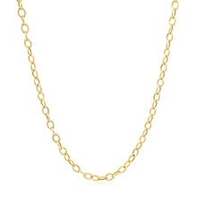 Load image into Gallery viewer, 14k Yellow Gold Pendant Chain with Textured Links (2.50 mm)