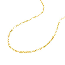 Load image into Gallery viewer, 14k Yellow Gold Pendant Chain with Textured Links (2.50 mm)