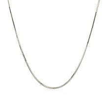 Load image into Gallery viewer, Sterling Silver Rhodium Plated Octagonal Snake Chain (1.10 mm)