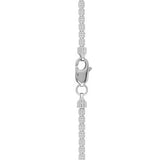 Ice Barrel Chain in 14k White Gold (3.14 mm) thumbnail 4