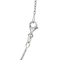 14k White Gold Oval Cable Link Chain (1.50 mm)