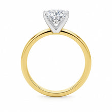 1.50Ct Cushion Lab Grown IGI G/VS1 Diamond Ring in 10K Yellow Gold