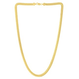 14K Yellow Gold Oval Snake Chain (5.30 mm) thumbnail 2
