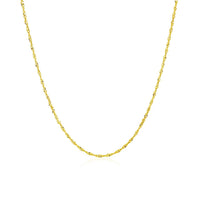14k Yellow Gold Singapore Chain (1.10 mm)