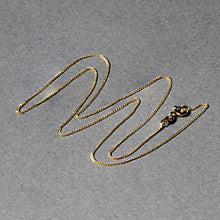 Load image into Gallery viewer, 14k Yellow Gold Diamond Cut Round Wheat Chain (0.60 mm)