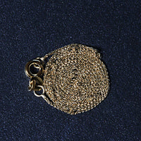 14k Yellow Gold Diamond Cut Round Wheat Chain (0.60 mm)