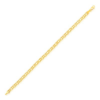 14k Yellow Gold Lite Charm Bracelet (4.00 mm)