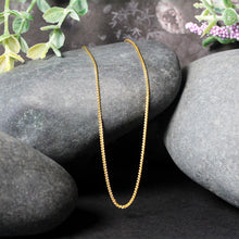 Load image into Gallery viewer, 10k Yellow Gold Wheat Chain 1.0mm (1.00 mm)