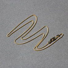 Load image into Gallery viewer, 10k Yellow Gold Wheat Chain 1.0mm (1.00 mm)