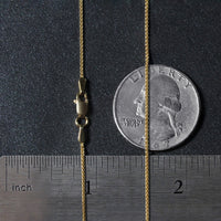10k Yellow Gold Wheat Chain 1.0mm (1.00 mm)
