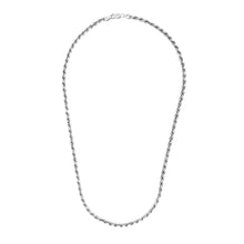 Load image into Gallery viewer, Sterling Silver Diamond Cut Rope Style Chain (3.60 mm)