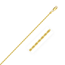 Load image into Gallery viewer, 14k Yellow Gold Solid Rope Chain (1.80 mm)