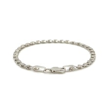 Load image into Gallery viewer, 14k White Gold Heart Bracelet (3.00 mm)