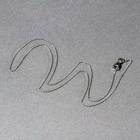 14k White Gold Oval Cable Link Chain (0.97 mm)