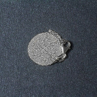 14k White Gold Oval Cable Link Chain (0.97 mm)