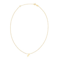 14K Yellow Gold Sagittarius Necklace