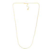 Load image into Gallery viewer, 14k Yellow Gold Adjustable Rope Chain (0.95 mm)