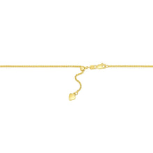 Load image into Gallery viewer, 14k Yellow Gold Adjustable Rope Chain (0.95 mm)