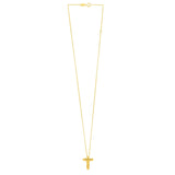 14K Yellow Gold Helium Initial T Pendant thumbnail 2