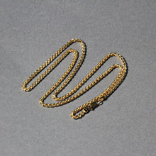 Load image into Gallery viewer, 14k Yellow Gold Round Wheat Chain (2.10 mm)