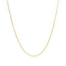 Load image into Gallery viewer, 14k Yellow Gold Diamond Cut Cable Link Chain (1.10 mm)