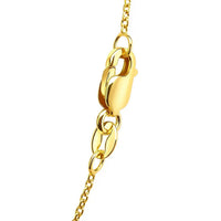 14k Yellow Gold Diamond Cut Cable Link Chain (1.10 mm)
