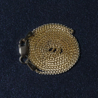 14k Yellow Gold Round Wheat Chain (1.00 mm)