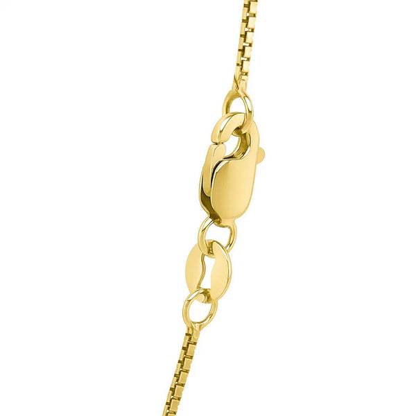 14k Yellow Gold Octagonal Box Chain (1.00 mm)