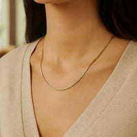 14k Yellow Gold Octagonal Box Chain (1.00 mm)