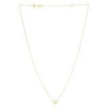 14k Yellow Gold Star of David Necklace thumbnail 2