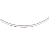 14K Yellow Gold And Silver Reversible Omega Chain Necklace (5.00 mm) thumbnail 4