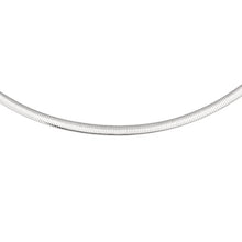 14K Yellow Gold And Silver Reversible Omega Chain Necklace (5.00 mm)