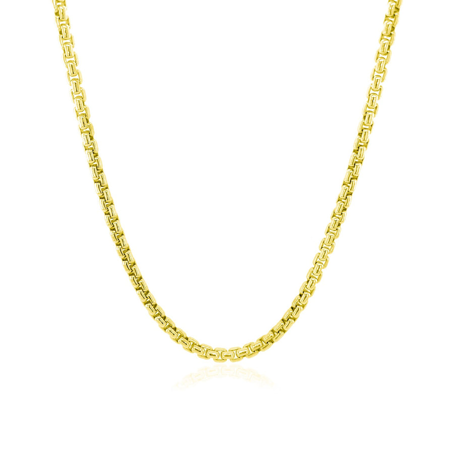 14k Yellow Gold Round Box Chain (2.50 mm)