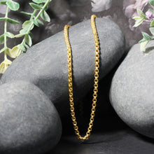 Load image into Gallery viewer, 14k Yellow Gold Round Box Chain (2.50 mm)