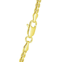14k Yellow Gold Round Box Chain (2.5 mm)