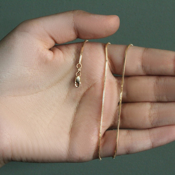 14k Yellow Gold Milano Chain (1.10 mm)