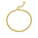 14K Yellow Gold Bead Bracelet (3.00 mm) thumbnail 2