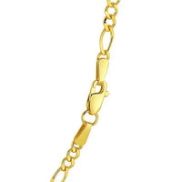 14k Yellow Gold Solid Figaro Chain (3.00 mm)