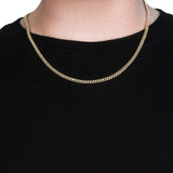 10k Yellow Gold Semi Solid Miami Cuban Chain (4.50 mm) thumbnail 8