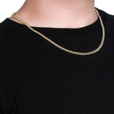 10k Yellow Gold Semi Solid Miami Cuban Chain (4.50 mm) thumbnail 9