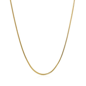 14k Yellow Gold Franco Chain (0.90 mm)