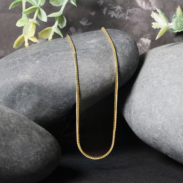 14k Yellow Gold Franco Chain (0.90 mm)