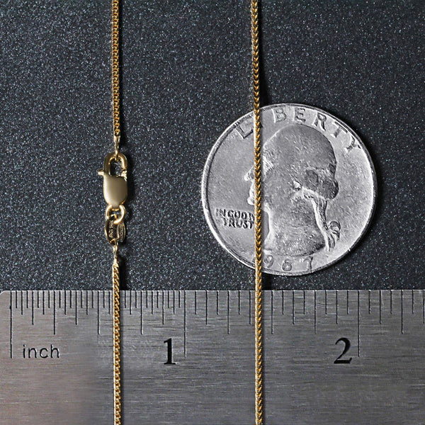 14k Yellow Gold Franco Chain (0.90 mm)