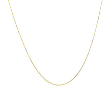 Load image into Gallery viewer, 14k Yellow Gold Classic Box Chain (0.40 mm)