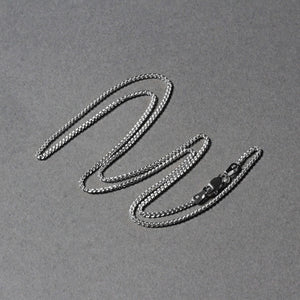 14k White Gold Round Wheat Chain (1.2 mm)